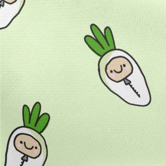 Cute White Radish Sleeping Bag Pongee