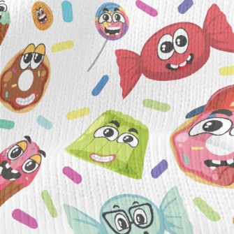 Funny American Desserts Stretch Jersey