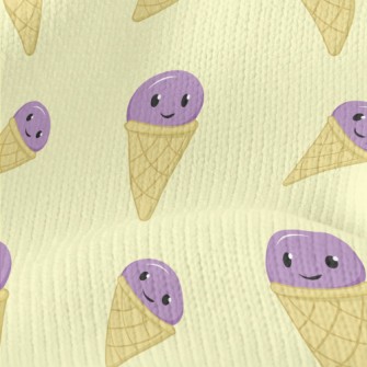 Purple Ice Cream Cone Stretch Jersey