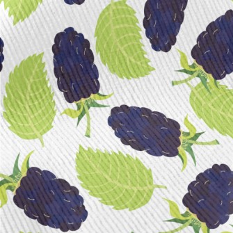 Hand Drawn Blackberry Pattern Standard Corduroy