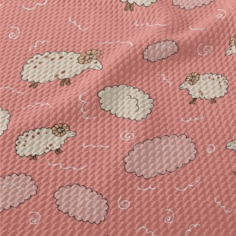 Fluffy Lamb Birdseye Piqué