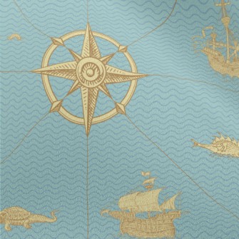 Ancient Nautical Charts Chiffon