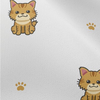 Cute Cartoon Cat Chiffon