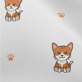 Cartoon Tabby Cat Chiffon