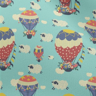 Flower Hot Air Balloon Chiffon