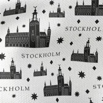 Stockholm Silhouette Waterproof Canvas