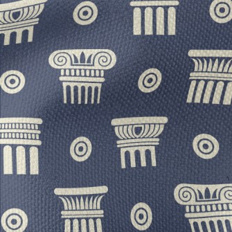 Exquisite Roman Stone Columns Waterproof Canvas