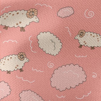 Fluffy Lamb Waterproof Canvas