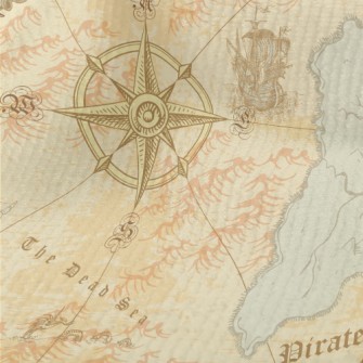 Medieval Vintage Nautical Char Terry