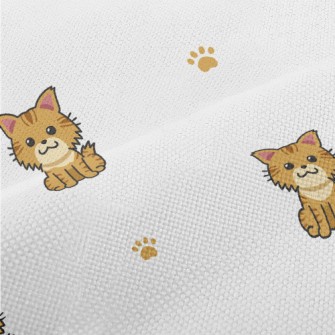 Cute Cartoon Cat Performance Linen