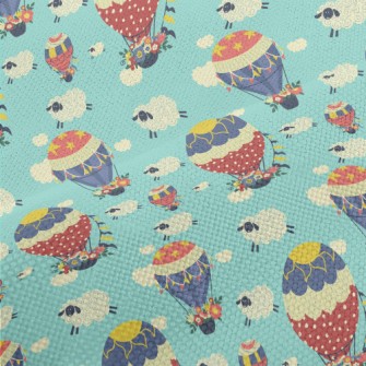 Flower Hot Air Balloon Performance Linen