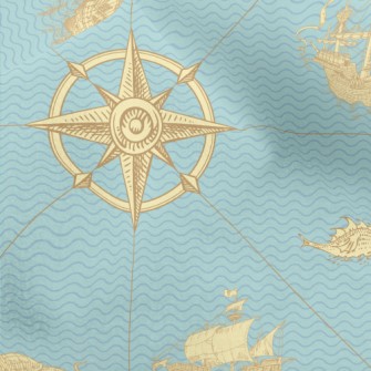 Ancient Nautical Charts Micro Fleece