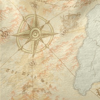 Medieval Vintage Nautical Char Minky