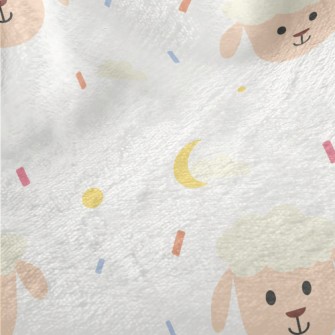 Smiling Cute Sheep Minky