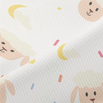 Smiling Cute Sheep Piqué