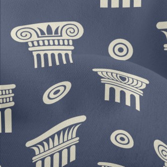 Exquisite Roman Stone Columns Lightweight Performance Linen