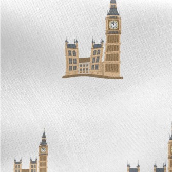 London Big Ben Jersey Backed Fleece