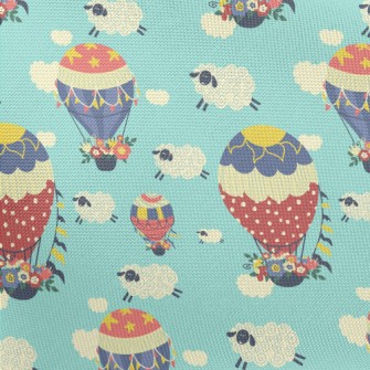 Flower Hot Air Balloon Pongee