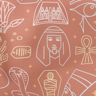 Ancient Egyptian Culture Lightweight Cotton Poplin