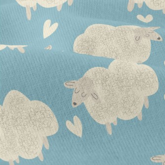Hand Drawn Sheep And Love Modern Jersey