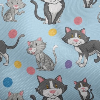 Cat Playing With Yarn Ball Dobby