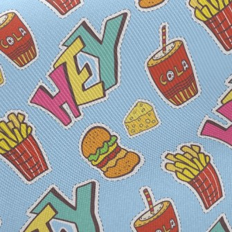 Delicious Burgers And Fries Twill