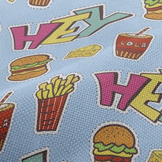 Delicious Burgers And Fries Performance Linen
