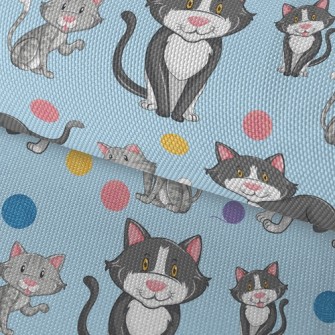 Cat Playing With Yarn Ball Waterproof Oxford