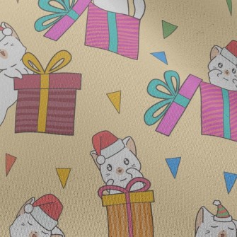 Cats Singing Christmas Songs Chiffon