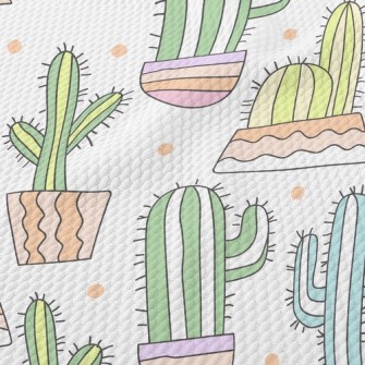 Prickly Cactus Birdseye Piqué