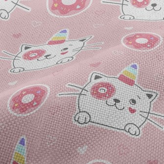 Cat Who Steals Donuts Performance Linen