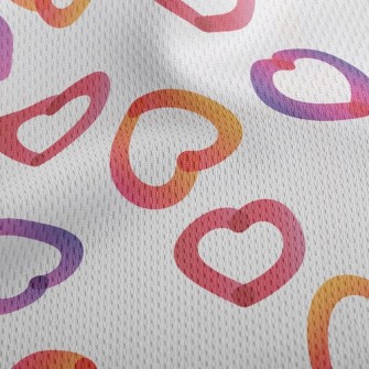 Gradient Empty Basket Of Love Athletic Mesh Flat Back