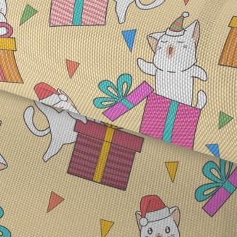 Cats Singing Christmas Songs Waterproof Oxford
