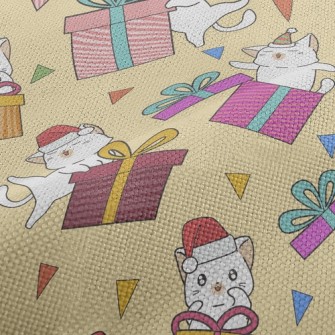 Cats Singing Christmas Songs Performance Linen