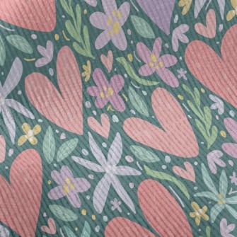 Colorful Garden Love Standard Corduroy