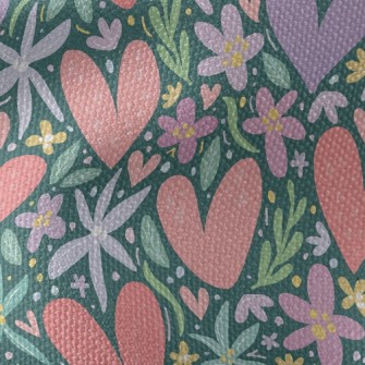 Colorful Garden Love Waterproof Canvas