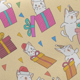 Cats Singing Christmas Songs Twill