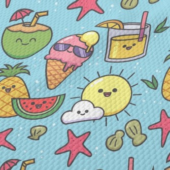 Funny Coconut Milk Ice Cream Birdseye Piqué