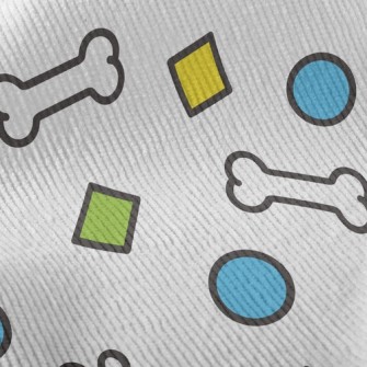 Geometric Toy Dog Bones Standard Corduroy