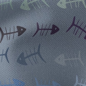 Poor Fish Bones Waterproof Canvas