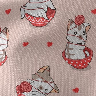 Kittens Who Love To Play With  Waterproof Canvas