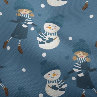 Dancing Girl Snowman Dobby