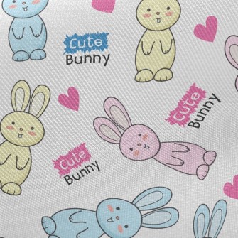 Cute Bonnie Rabbit Twill