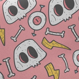 Scary Big Eyes Bones Twill