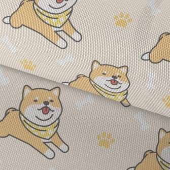 Lazy Shiba Inu With Tongue Sti Waterproof Oxford