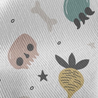 Poisonous Mushrooms And Skulls Standard Corduroy
