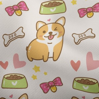 Coquettishly Winking Corgi Dobby