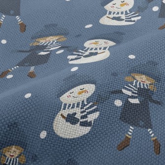 Dancing Girl Snowman Performance Linen