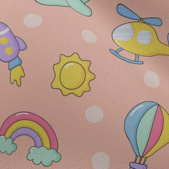 Children&#39;s Fun Plane Helic Chiffon