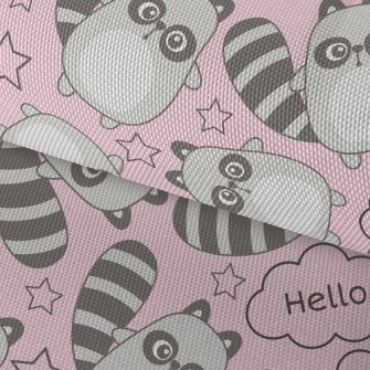 Say Hello Raccoon Waterproof Oxford